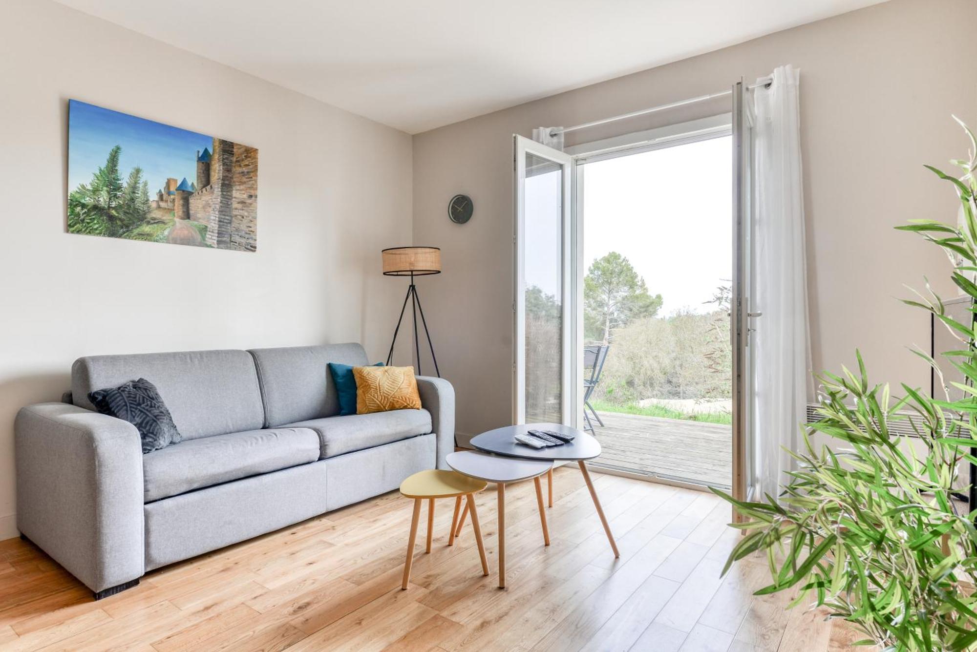 Le Soleil Du Lac - Parking Privatif - Terrasse - Netflix - Clim การ์กาซอน ภายนอก รูปภาพ